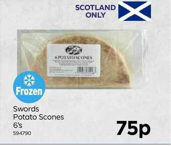 Bestway Swords Potato Scones 6's offer