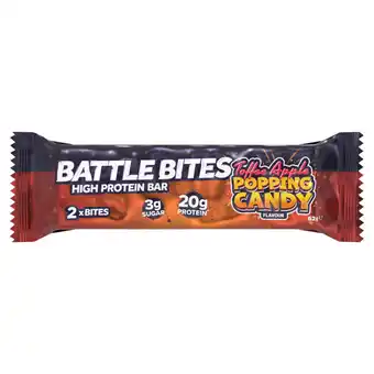 Asda Battle Bites High Protein Bar Toffee Apple Popping Candy Flavour offer