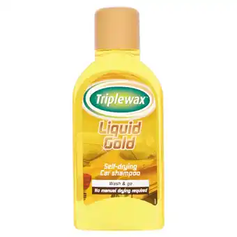 Asda Triplewax Liquid Gold Self-Drying Car Shampoo offer