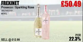 Bestway FREXINET Prosecco / Sparkling Rose offer