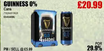 Bestway GUINNESS 0% Cans offer