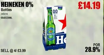 Bestway HEINEKEN 0% Bottles offer