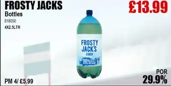Bestway FROSTY JACKS Bottles offer