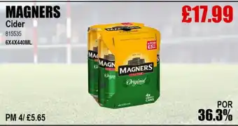 Bestway MAGNERS Cider offer