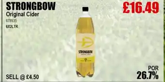 Bestway STRONGBOW Original Cider offer