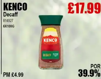 Bestway KENCO DECAFF offer