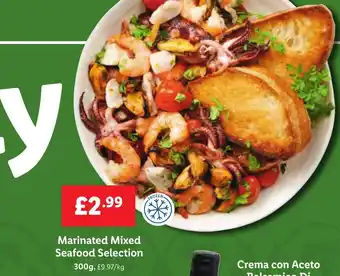Lidl Marinated Mixed Seafood Selection 300g offer