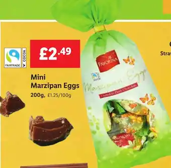 Lidl Mini Marzipan Eggs 200g offer