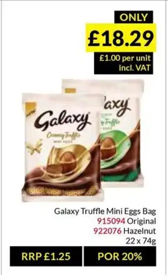 Musgrave MarketPlace Galaxy Truffle Mini Eggs Bag offer