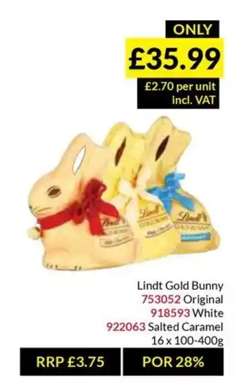 Musgrave MarketPlace Lindt Gold Bunny offer