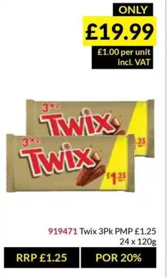 Musgrave MarketPlace Twix 3Pk offer