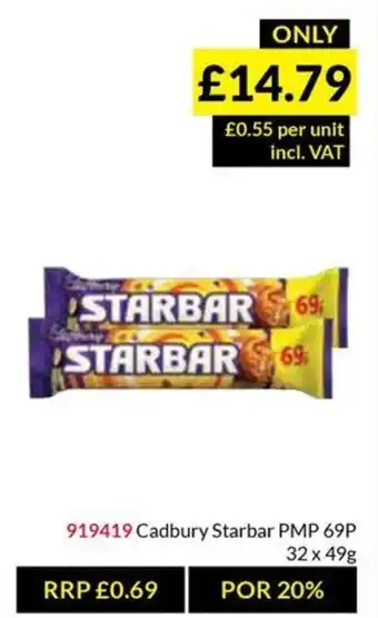 Musgrave MarketPlace Cadbury Starbar offer