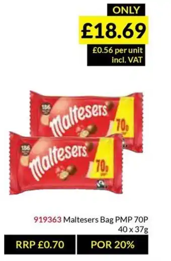 Musgrave MarketPlace Maltesers Bag offer