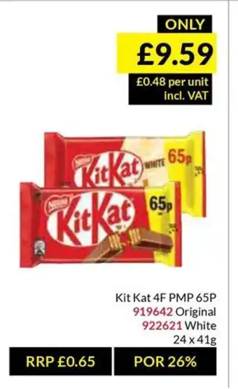 Musgrave MarketPlace Kit Kat 4F offer