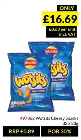 Musgrave MarketPlace Wotsits Cheesy Snacks offer