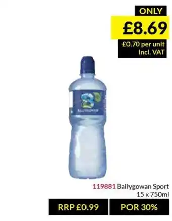 Musgrave MarketPlace Ballygowan Sport offer