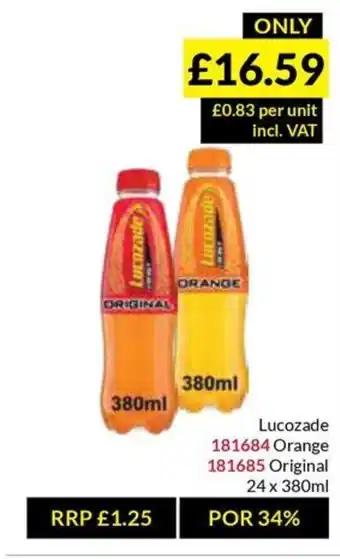 Musgrave MarketPlace Lucozade offer