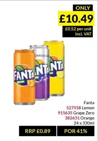 Musgrave MarketPlace Fanta offer