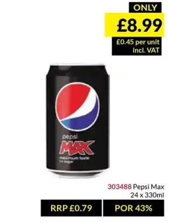 Musgrave MarketPlace Pepsi Max offer