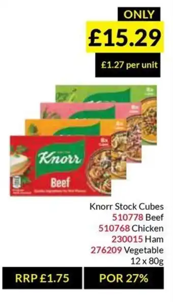 Musgrave MarketPlace Knorr Stock Cubes offer