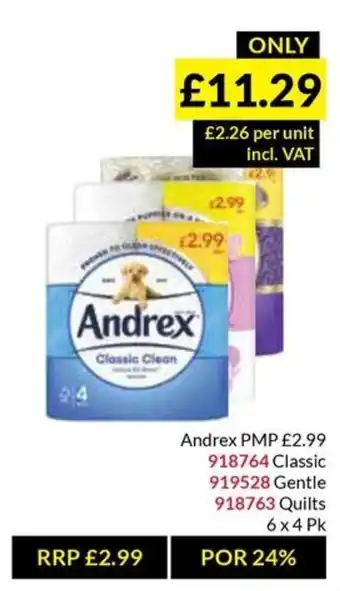 Musgrave MarketPlace Andrex offer