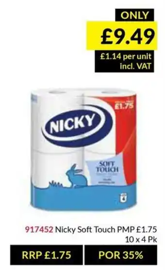 Musgrave MarketPlace Nicky Soft Touch offer