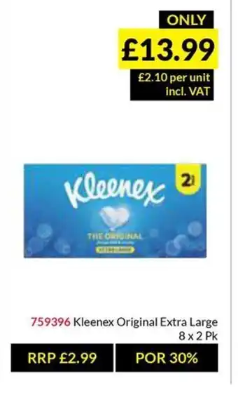 Musgrave MarketPlace Kleenex Original Extra Large offer