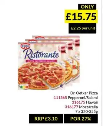 Musgrave MarketPlace Dr. Oetker Pizza offer