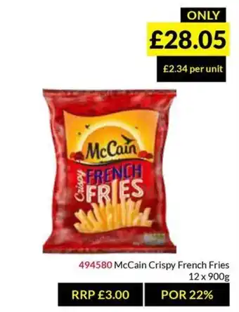 Musgrave MarketPlace McCain Crispy French Fries offer