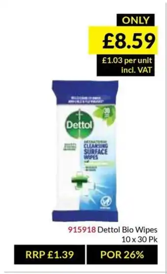 Musgrave MarketPlace Dettol Bio Wipes offer