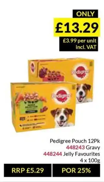 Musgrave MarketPlace Pedigree Pouch 12Pk offer