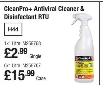 Makro CleanPro+ Antiviral Cleaner & Disinfectant RTU offer