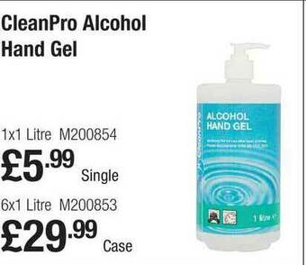 Makro CleanPro Alcohol Hand Gel offer