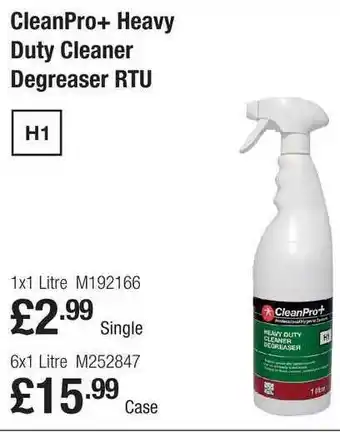 Makro CleanPro+ Heavy Duty Cleaner Degreaser RTU offer