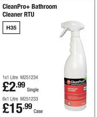 Makro CleanPro+ Bathroom Cleaner RTU offer