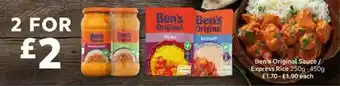 SuperValu Ben's Original Sauce - Express Rice offer