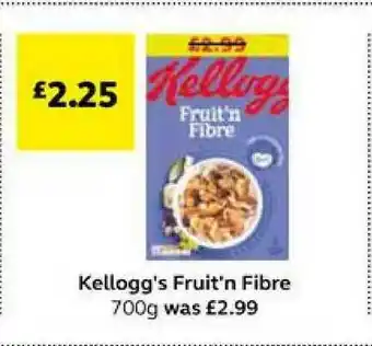 SuperValu Kellogg's Fruit'n Fibre offer