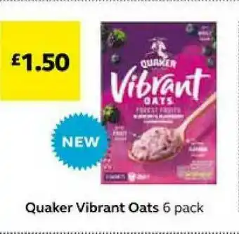 SuperValu Quaker Vibrant Oats offer