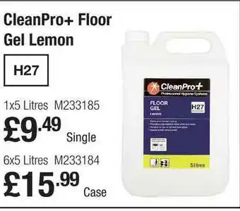 Makro CleanPro+ Floor Gel Lemon offer