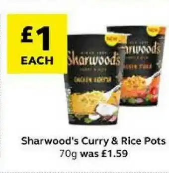 SuperValu Sharwood's Curry & Rice Pots offer