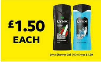 Lynx Shower Gel