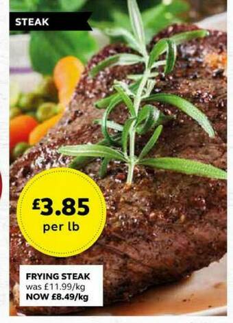 SuperValu Frying Steak offer