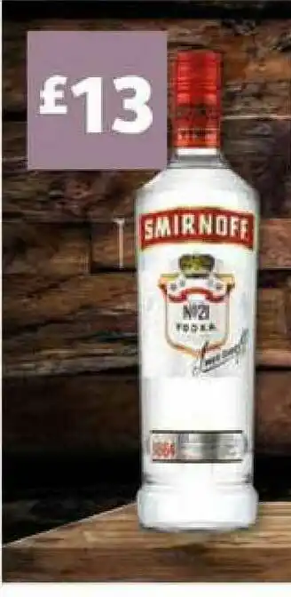 SuperValu Smirnoff offer