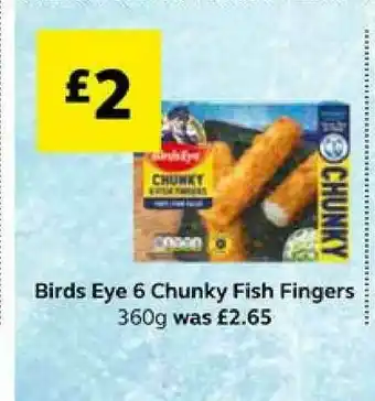 SuperValu Birds Eye 6 Chunky Fish Fingers offer