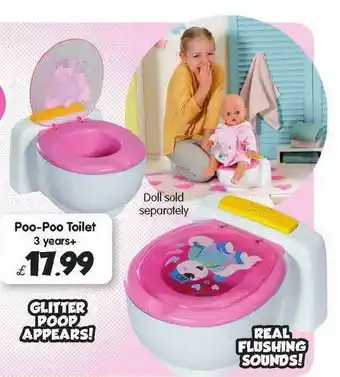 Toymaster Poo-Poo Toilet 3 Years+ offer