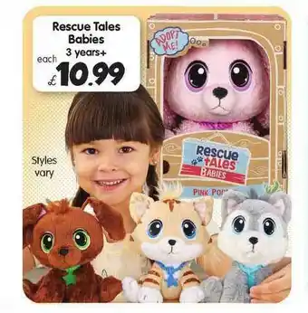 Toymaster Rescue Tales Babies 3 Years+ offer