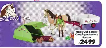 Toymaster Horse Club Sarah's Camping Adventure 5 Years+ offer