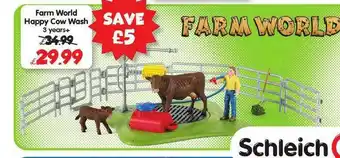 Toymaster Farm World Happy Cow Wash 3 Years+ offer