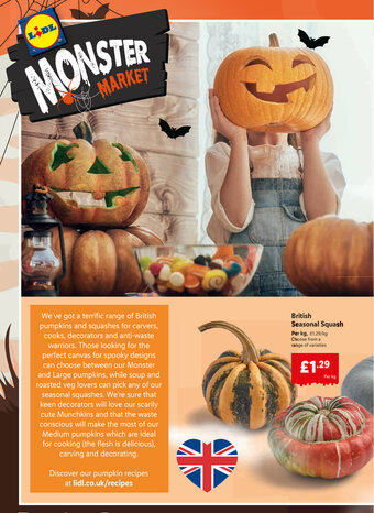 Lidl British Seasonal Squash offer