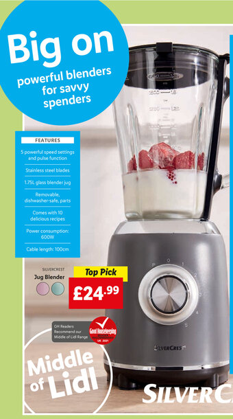 Lidl Jug Blender offer